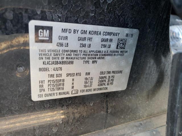 2019 BUICK ENCORE PRE - KL4CJASB4KB955898