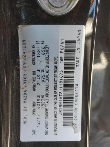 2018 MAZDA 3 TOURING - JM1BN1V78J1181673