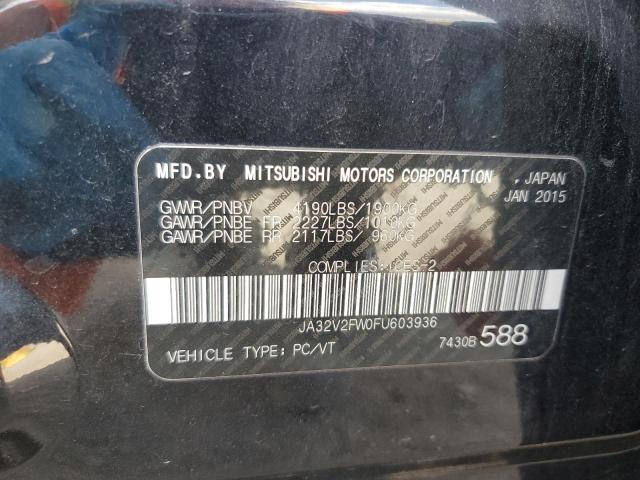 2015 MITSUBISHI LANCER SE JA32V2FW0FU603936