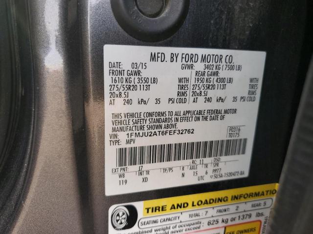 2015 FORD EXPEDITION - 1FMJU2AT6FEF32762