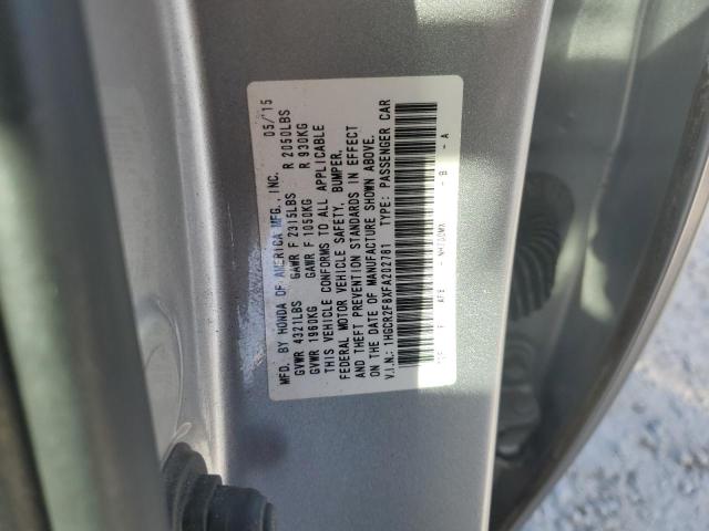 VIN 1HGCR2F8XFA202781 2015 Honda Accord, Exl no.12