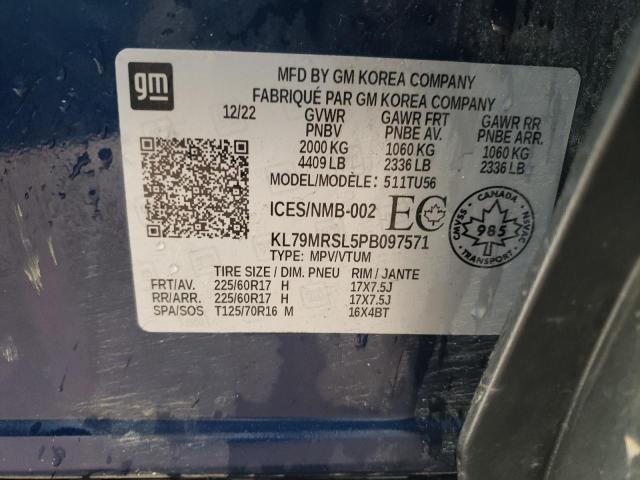 2023 CHEVROLET TRAILBLAZE - KL79MRSL5PB097571