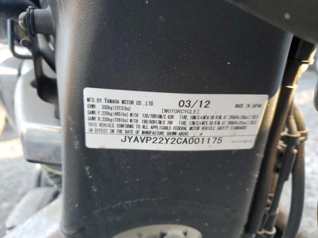 2012 YAMAHA XV1900 CTC JYAVP22Y2CA001175