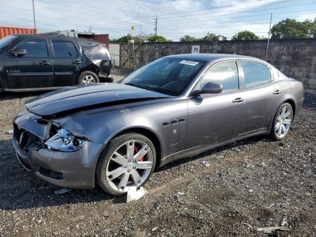 MASERATI QUATTROPOR 2011 silver sedan 4d gas ZAM39JKAXB0059649 photo #1