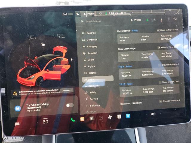 VIN 5YJ3E1EA6KF483052 2019 Tesla MODEL 3 no.9