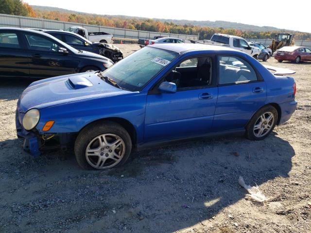 SUBARU IMPREZA WR 2002 blue  gas JF1GD29642G511541 photo #1