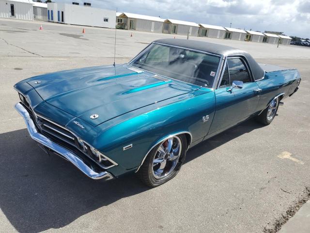 CHEVROLET EL CAMINO 1969 teal   136809Z317273 photo #1