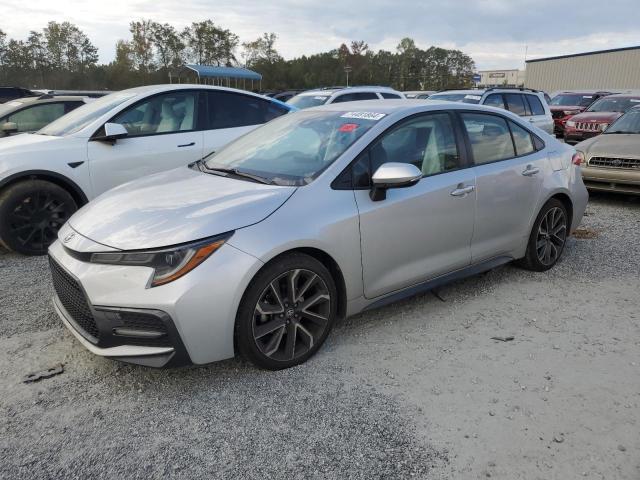 TOYOTA COROLLA SE 2022 silver  gas JTDS4MCE8NJ087708 photo #1