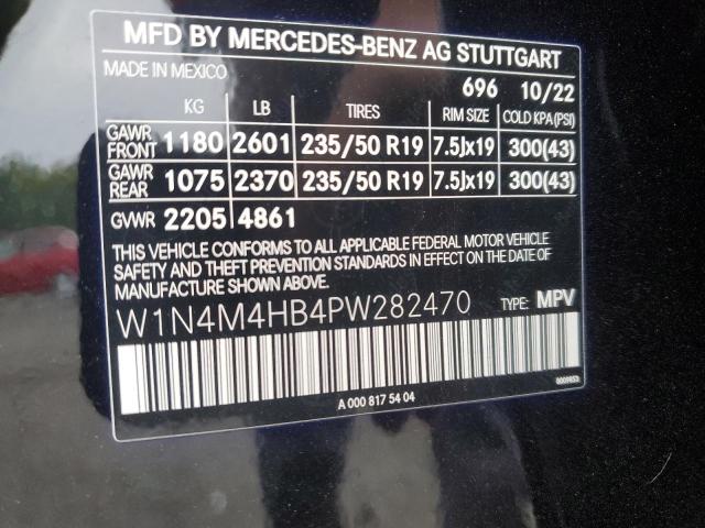 VIN W1N4M4HB4PW282470 2023 Mercedes-Benz GLB-Class,... no.12