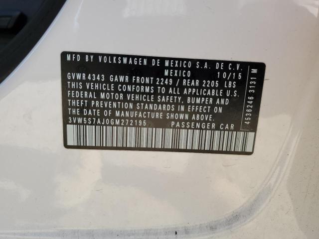 2016 VOLKSWAGEN JETTA GLI - 3VW5S7AJ0GM272195