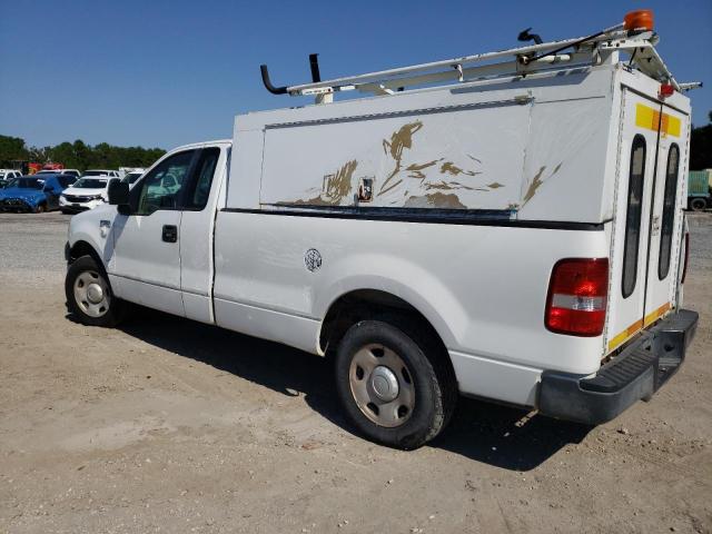 FORD F150 2008 white  gas 1FTRF12238KD78369 photo #3