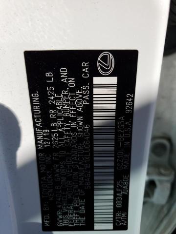 2020 LEXUS ES 350 F S 58AGZ1B1XLU064046