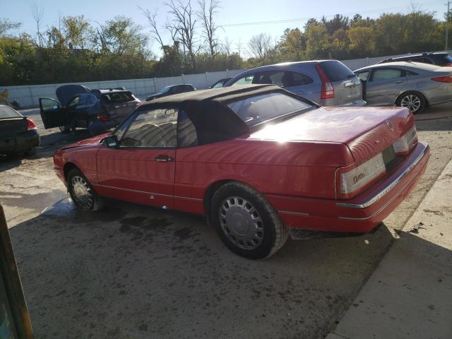 CADILLAC ALLANTE 1992 red  gas 1G6VS3388NU125608 photo #3