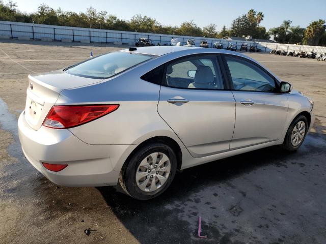 HYUNDAI ACCENT SE 2016 silver  gas KMHCT4AE6GU965417 photo #4