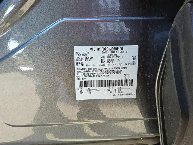 2024 FORD EDGE SEL - 2FMPK4J92RBA71365