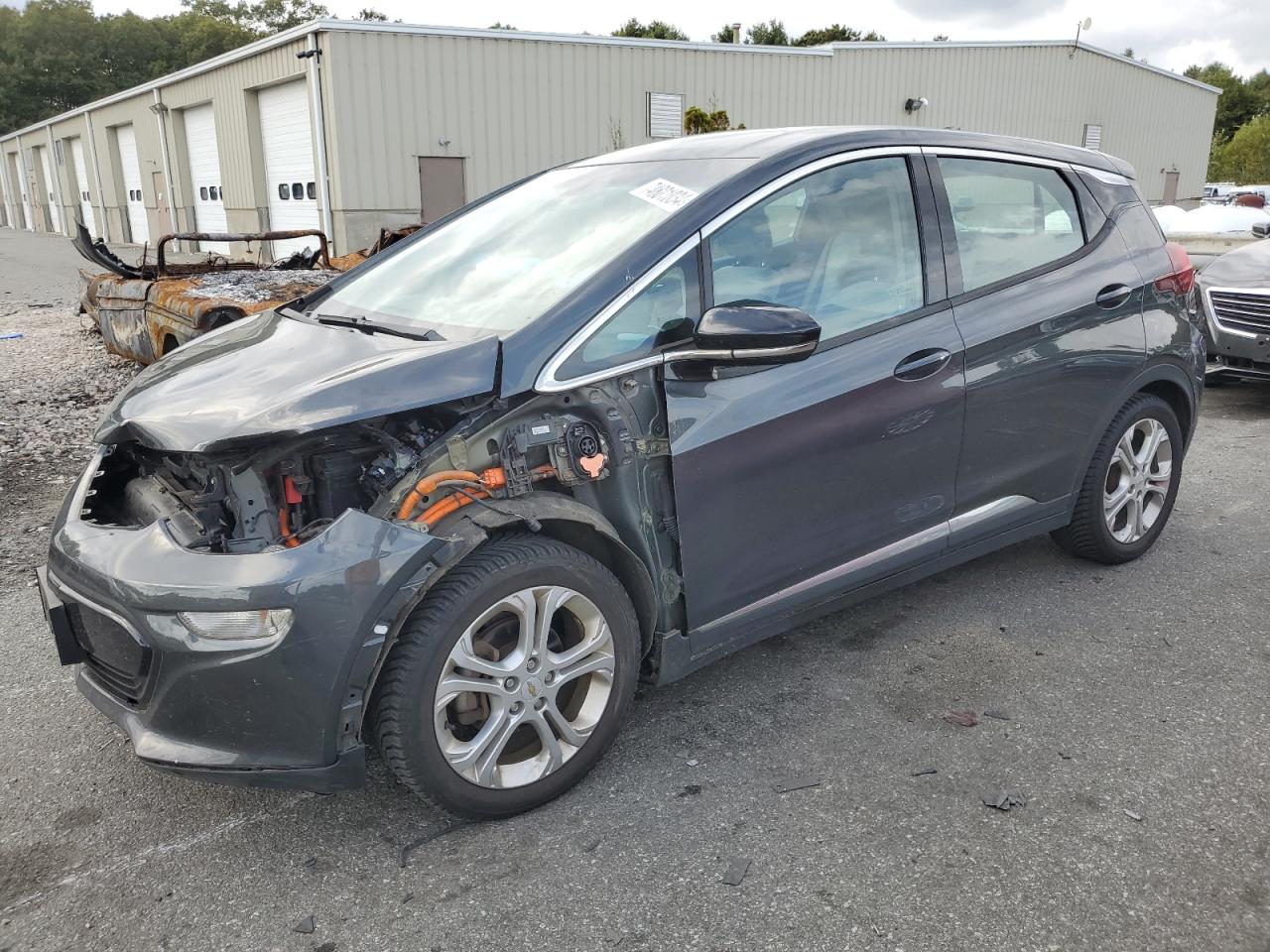 CHEVROLET BOLT EV LT 2017 gray  electric 1G1FW6S04H4189029 photo #1