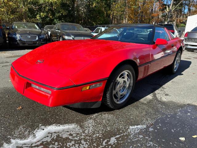 CHEVROLET CORVETTE 1990 red coupe gas 1G1YY2385L5119459 photo #3