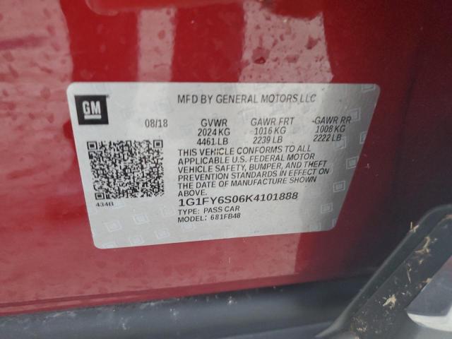 VIN 1G1FY6S06K4101888 2019 Chevrolet Bolt, LT no.13