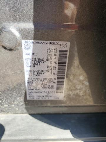 2017 NISSAN ROGUE S - 5N1AT2MT3HC781663