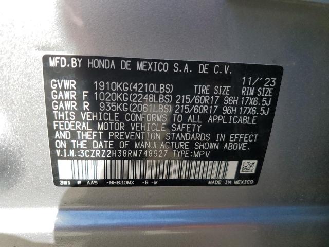 2024 HONDA HRV 3CZRZ2H38RM748927