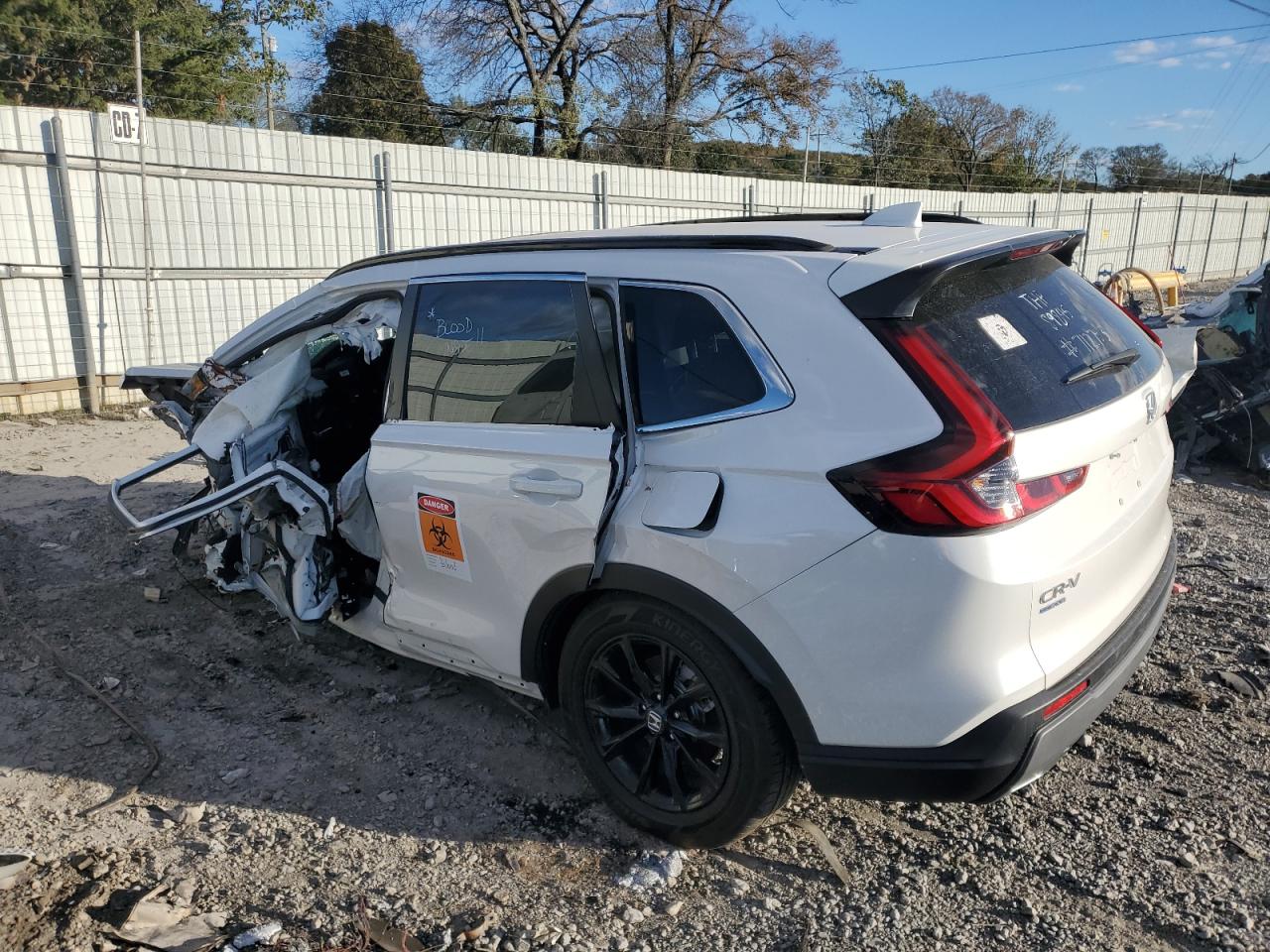 HONDA CR-V SPORT 2023 white  hybrid engine 2HKRS5H58PH712753 photo #3