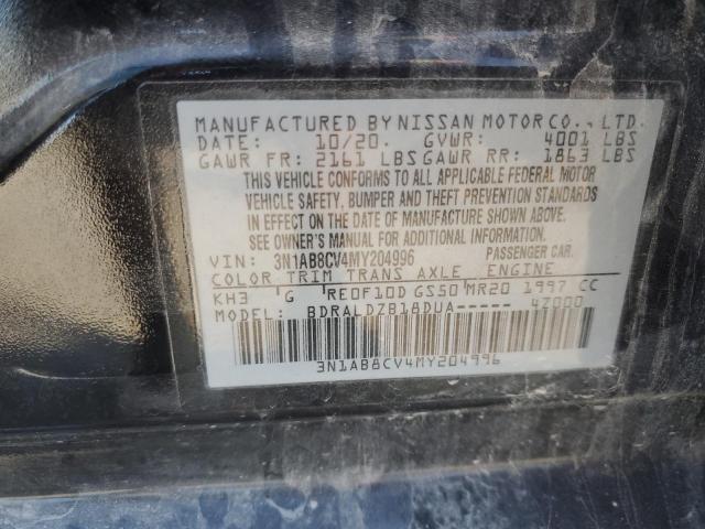 2021 NISSAN SENTRA SV - 3N1AB8CV4MY204996