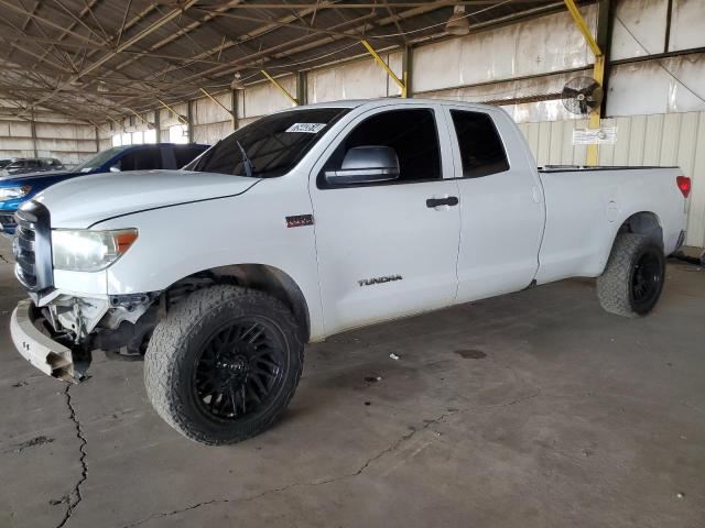 TOYOTA TUNDRA DOU 2013 white  gas 5TFTY5F12DX007922 photo #1