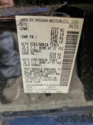 2021 NISSAN FRONTIER S - 1N6ED0EA8MN714069