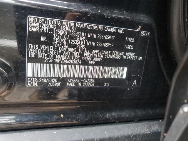 VIN 2T3F1RFV0MW203874 2021 Toyota RAV4, LE no.14