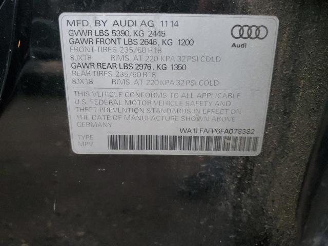 VIN WA1LFAFP6FA078382 2015 AUDI Q5 no.12