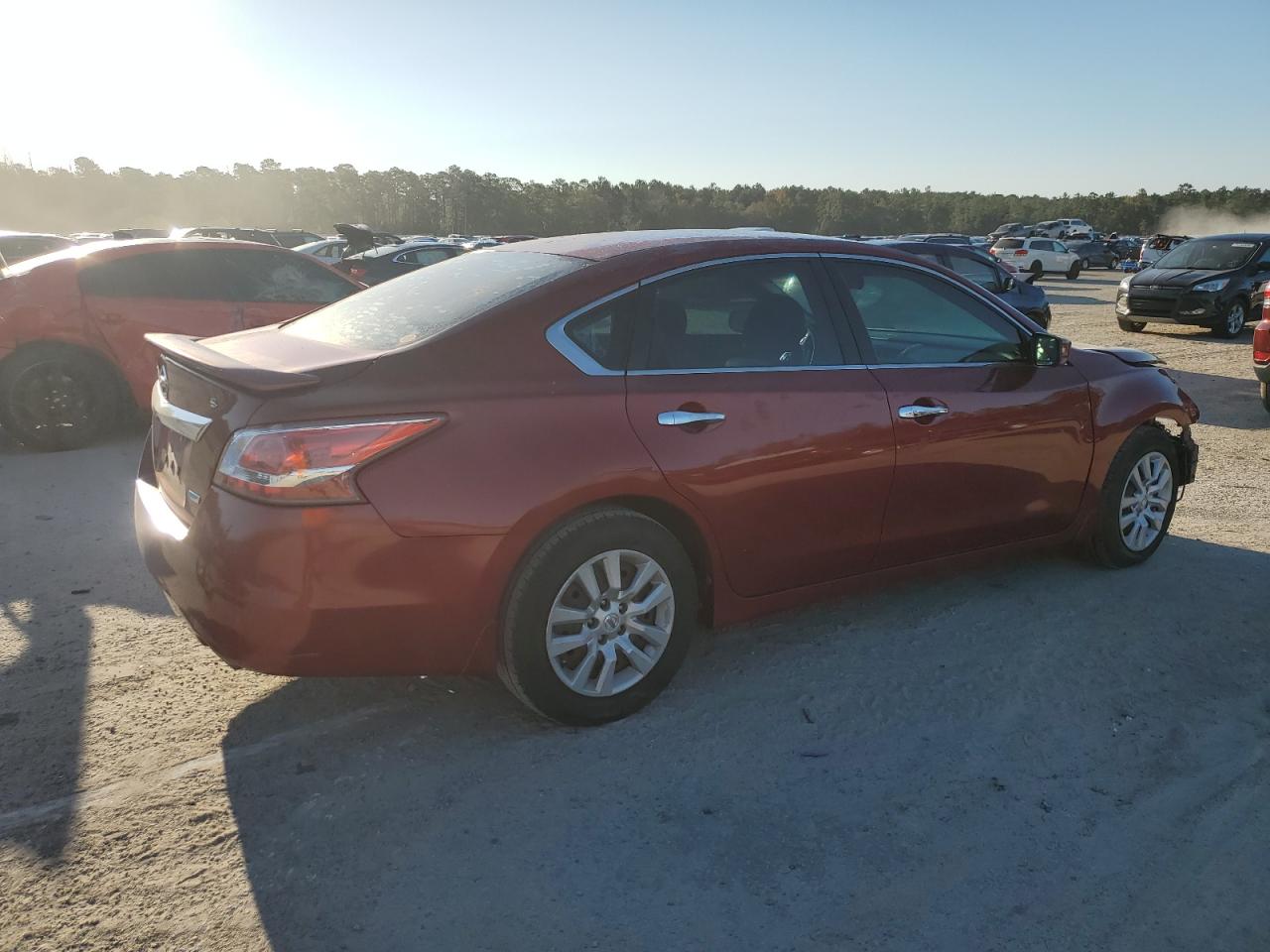 NISSAN ALTIMA 2.5 2013 red sedan 4d gas 1N4AL3AP2DN540540 photo #4