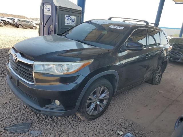 VIN 5TDKKRFHXFS085276 2015 Toyota Highlander, Xle no.1