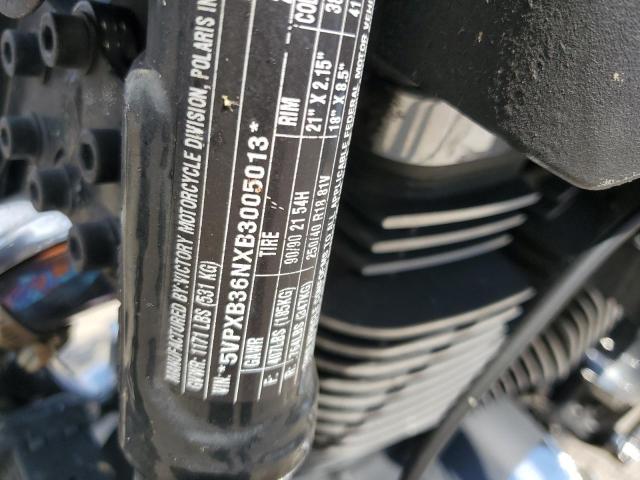 2011 VICTORY MOTORCYCLES JACKPOT ST - 5VPXB36NXB3005013