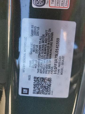 2020 CHEVROLET CAMARO LZ - 1G1FF1R75L0141559