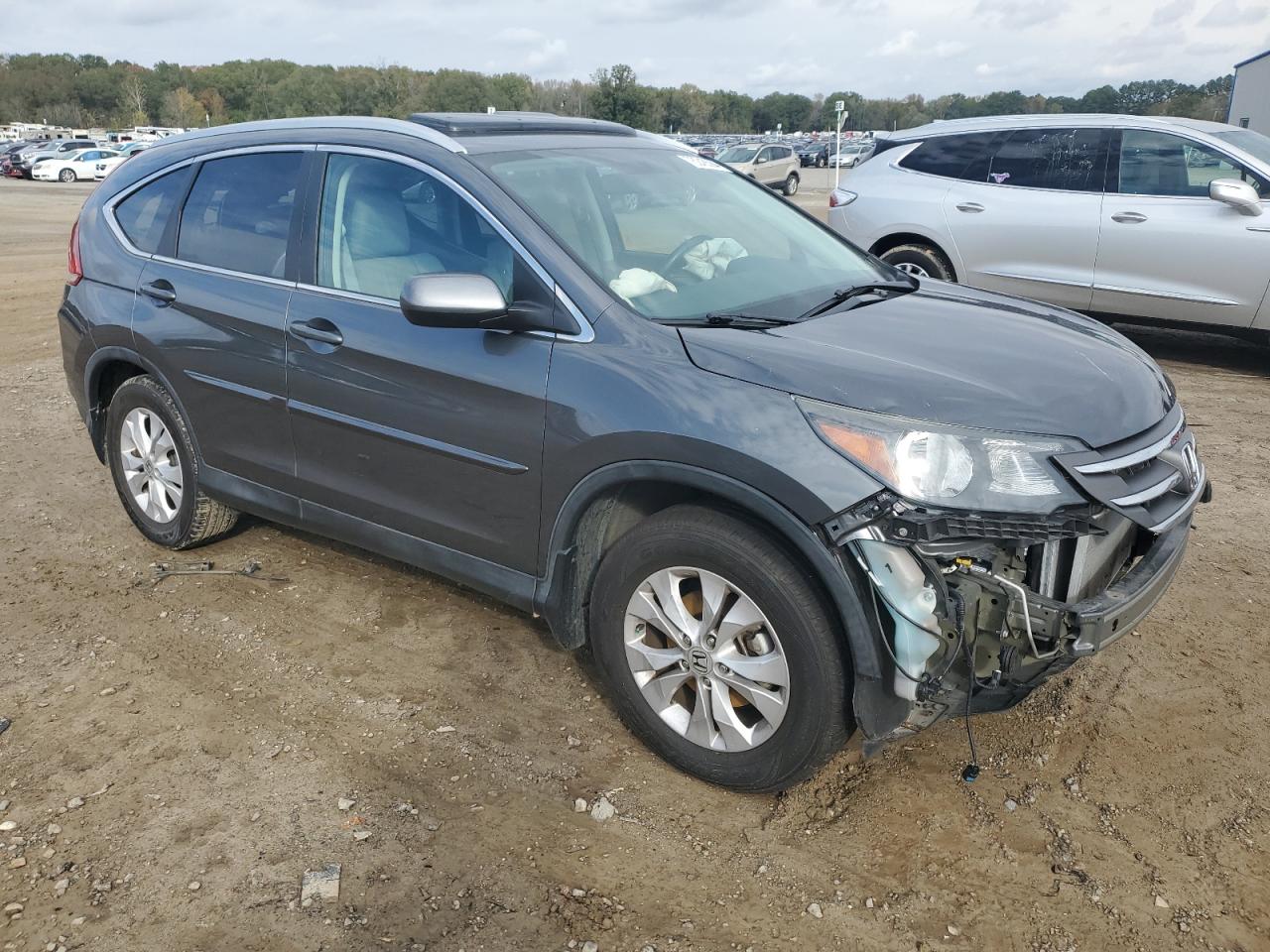 Lot #2955437531 2014 HONDA CR-V EXL