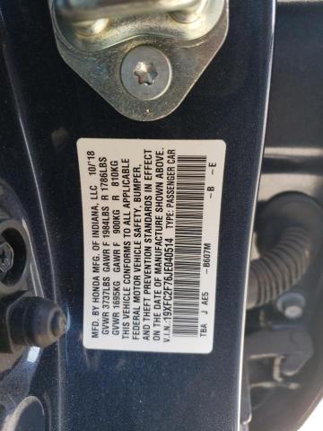2018 HONDA CIVIC EX - 19XFC2F76JE040514