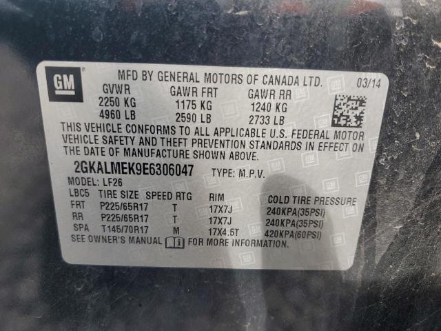 VIN 2GKALMEK9E6306047 2014 GMC Terrain, Sle no.13