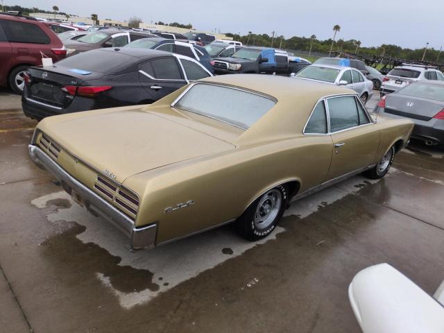 PONTIAC GTO 1967 gold   242077Z108825 photo #4