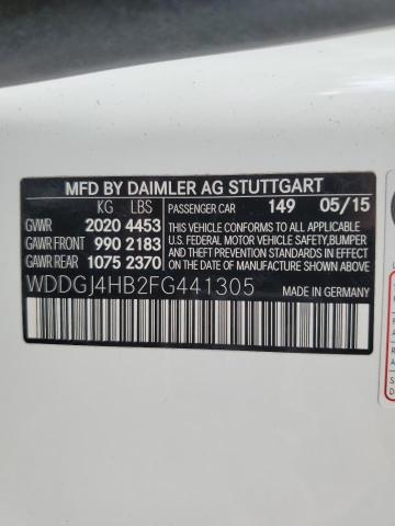 2015 MERCEDES-BENZ C 250 - WDDGJ4HB2FG441305
