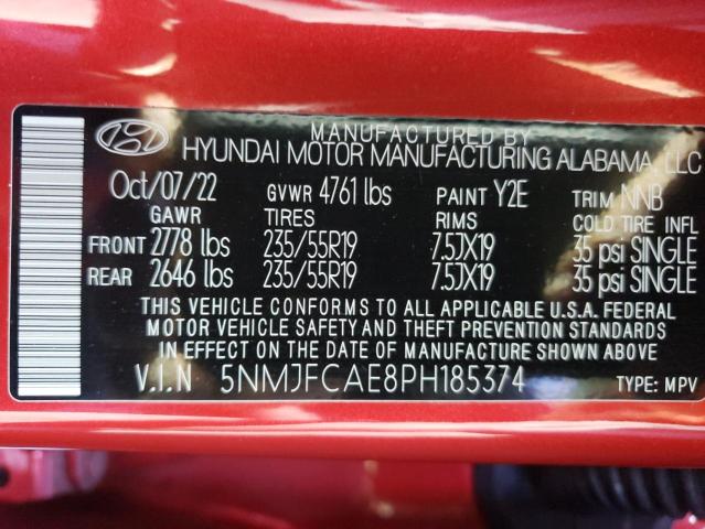 2023 HYUNDAI TUCSON SEL - 5NMJFCAE8PH185374