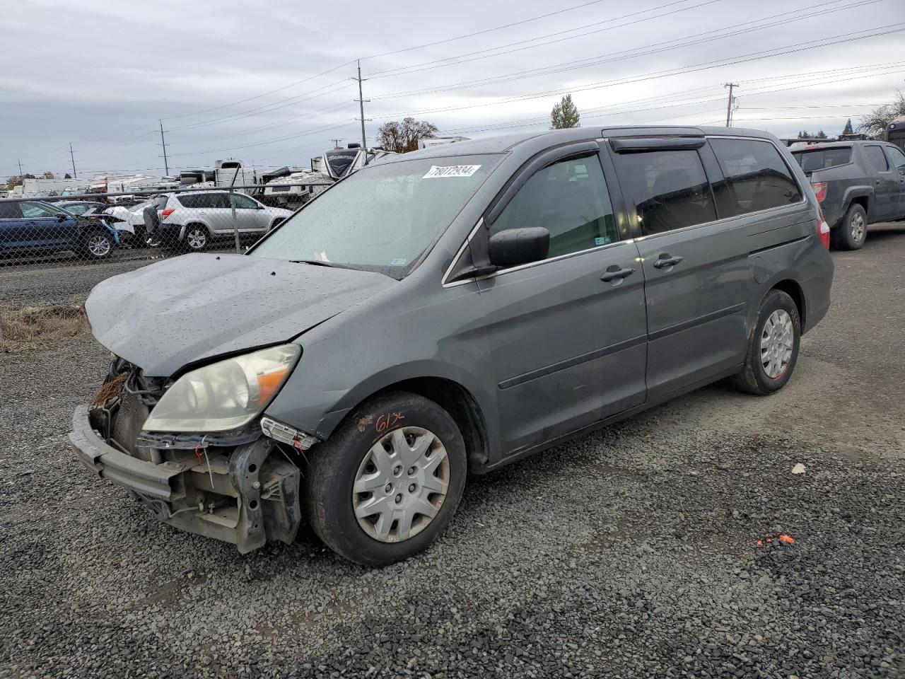 Lot #2969974914 2007 HONDA ODYSSEY LX