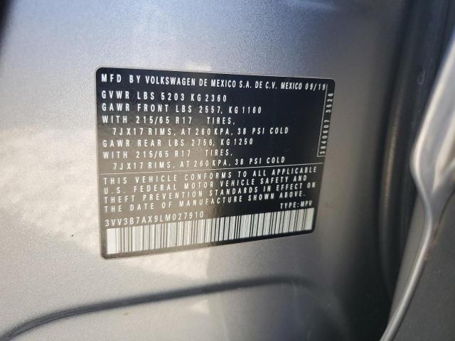 2020 VOLKSWAGEN TIGUAN SE - 3VV3B7AX9LM027910