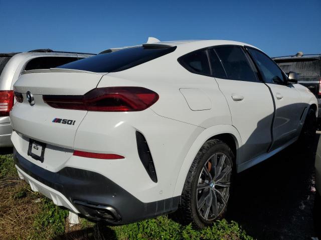 BMW X6 M50I 2022 white  gas 5UXCY8C07N9K86690 photo #4