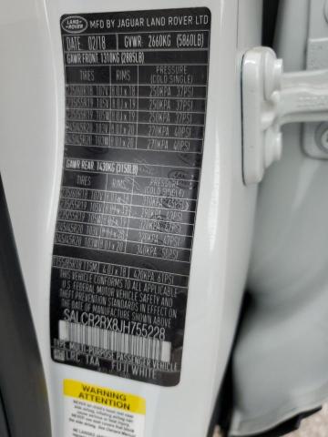 2018 LAND ROVER DISCOVERY - SALCR2RX8JH755228