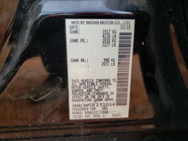 2018 NISSAN ALTIMA 2.5 - 1N4AL3AP5JC231054