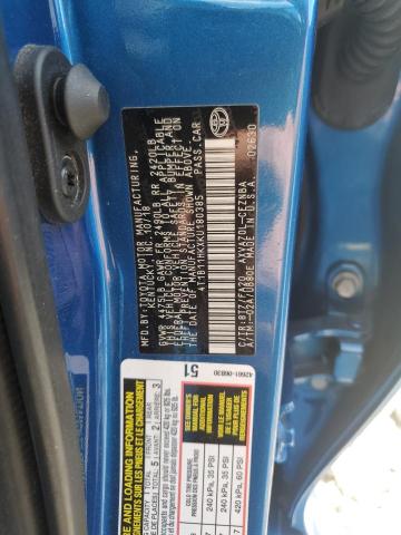 VIN 4T1B11HKXKU180385 2019 Toyota Camry, L no.12