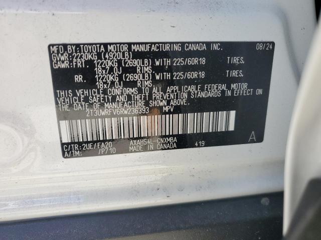 2024 TOYOTA RAV4 WOODL 2T3UWRFV6RW236393