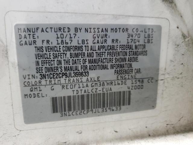 2018 NISSAN VERSA NOTE - 3N1CE2CP9JL359633