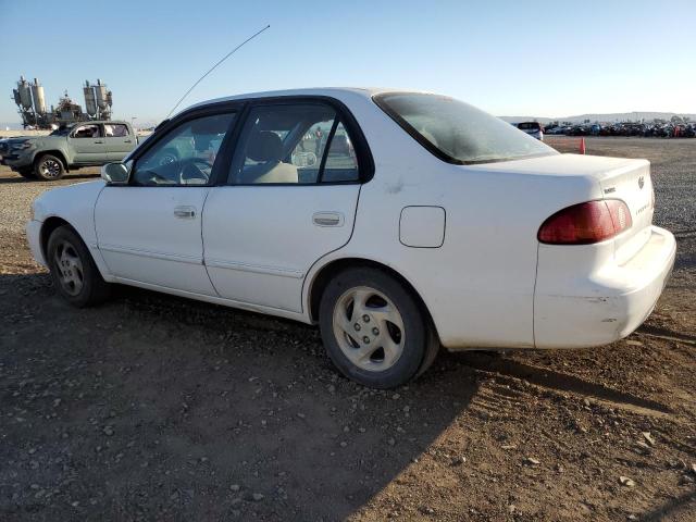 TOYOTA COROLLA CE 2002 white  gas 1NXBR12E92Z648747 photo #3