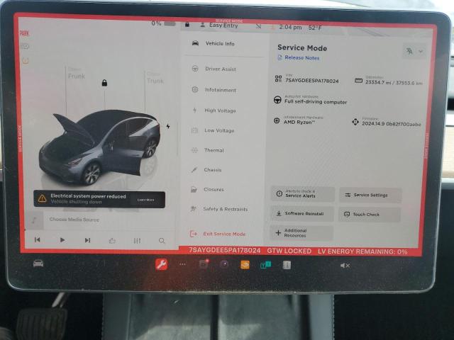 2023 TESLA MODEL Y - 7SAYGDEE5PA178024